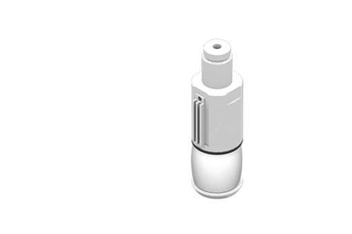 シリコーン製エキスパンション・グリッパー、サイズ51 mm、G1/8側面供給およびG1/8貫通穴付、4.5/8 bar - MFD51S01HL