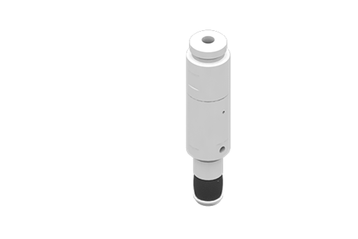 EPDM製エキスパンション・グリッパー、サイズ10 mm、M3側面供給およびM5貫通穴付、4.5/8 bar - MFU10E02HL