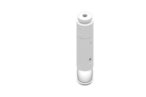 シリコーン製エキスパンション・グリッパー、サイズ14 mm、M3側面供給およびM5貫通穴付、4.5/8 bar - MFU14S01HL
