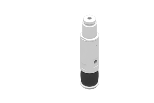 EPDM製エキスパンション・グリッパー、サイズ18 mm、M5側面供給およびM5貫通穴付、4.5/8 bar - MFU18E02HL