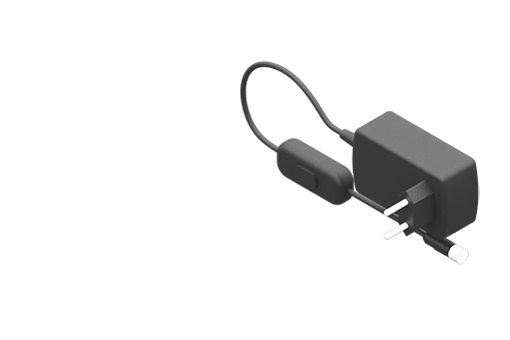 電源、入力230 VAC、PNP電動グリッパーの試験用出力電圧24 VDC、電流1 A、電力25 W、M8 3ピンコネクター、M8 4ピン丸型レデューサーとM12 8ピン丸型レデューサーを含む - MPS24-1-S-PNP