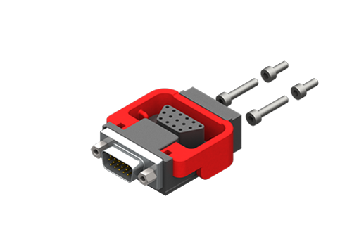 電気配線用コネクター、メス、0/250 VAC、D-SUB、15ピン、VGAタイプ、金メッキ接点 - CAQC