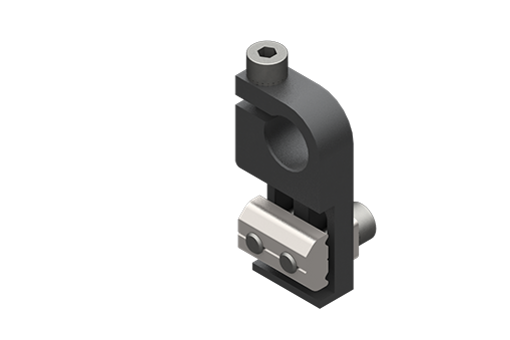 クランプタイプ取付ブラケット、直径10 mm、短、ネジ付 - MFI-A01