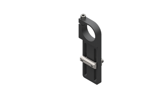クランプタイプ取付ブラケット、直径30 mm、長、ネジ付 - MFI-A08
