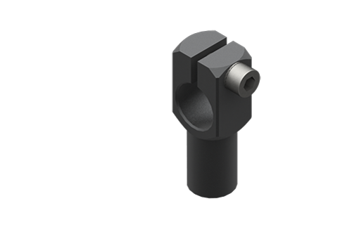 締め付け固定用シャフト、直径14 mm、極短、ネジ付 - MFI-A157