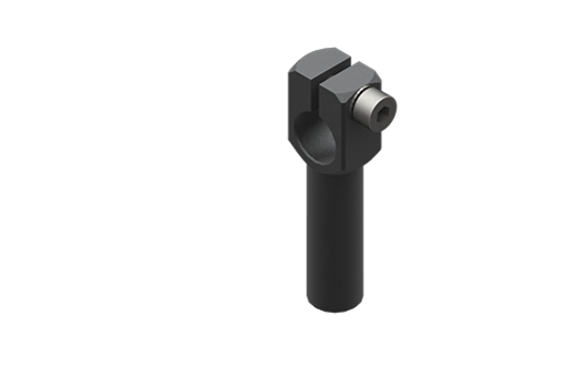 締め付け固定用シャフト、直径10 mm、短、ネジ付 - MFI-A158