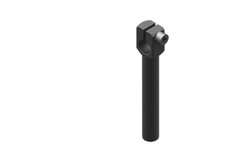 締め付け固定用シャフト、直径10 mm、中、ネジ付 - MFI-A159