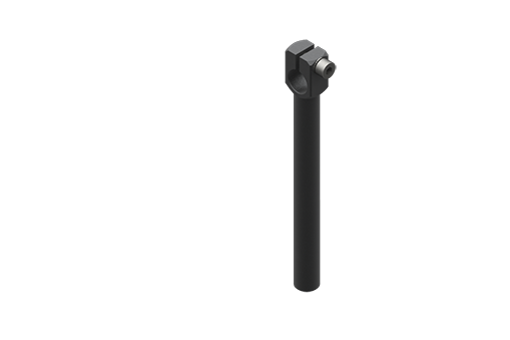 締め付け固定用シャフト、直径10 mm、長、ネジ付 - MFI-A160