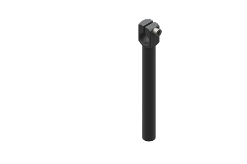 締め付け固定用シャフト、直径14 mm、長、ネジ付 - MFI-A163