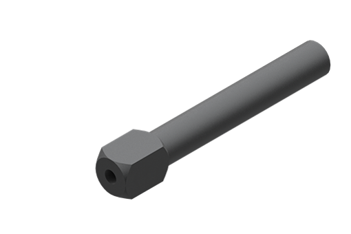 真空カップ固定用シャフト、直径10 mm、中、M5 - MFI-A171