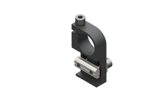 クランプタイプ取付ブラケット、直径20 mm、短、ネジ付 - MFI-A204