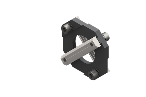 プロファイル固定用・取付ブラケット（交差・溝固定）、40/40 mm、ネジ付 - MFI-A29