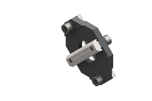 プロファイル固定用・取付ブラケット（交差・溝固定）、25/40 mm、ネジ付 - MFI-A33