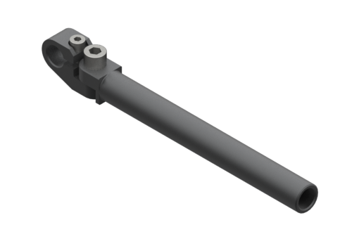 ヘビーデューティー締め付け固定用シャフト、直径10 mm、シャンク直径14 mm、シャンク長さ120 mm、ネジ付 - MFI-A332