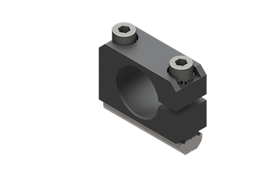 取付ブラケット（交差・溝固定）、直径20 mm、ネジ付 - MFI-A38