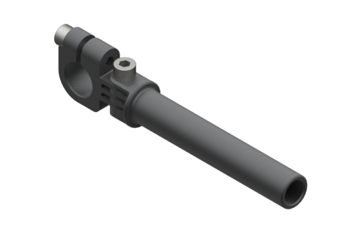 クランプ付固定用エルボ、直径14 mm、中、ネジ付 - MFI-A61