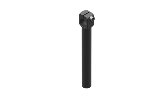 締め付け固定用シャフト、直径20 mm、長、ネジ付 - MFI-A79