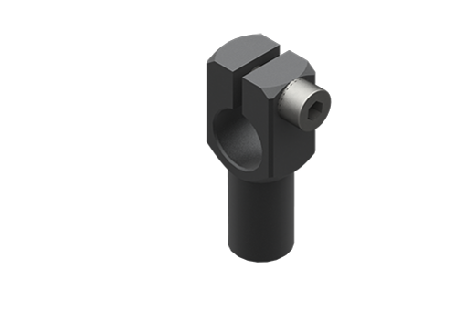 締め付け固定用シャフト、直径10 mm、極短、ネジ付 - MFI-A93