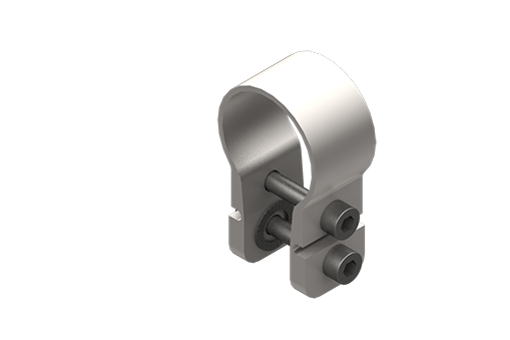 スチール製取付ブラケット、直径30 mm、ネジ付 - MFM-A30