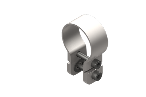 スチール製取付ブラケット、直径36 mm、ネジ付 - MFM-A36