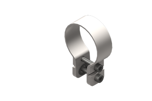 スチール製取付ブラケット、直径45 mm、ネジ付 - MFM-A45