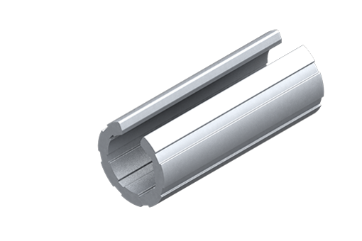 アルミニウム製丸型レデューサー、直径20 mmから14 mm、長さ48 mm - MFM-A55-48