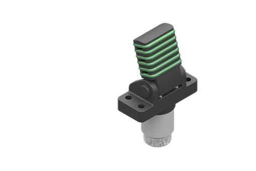 ワンフィンガー空気圧式グリッパー、直径20 mm、2/8 bar、M5、Viton®製パッド - OFP20V-20
