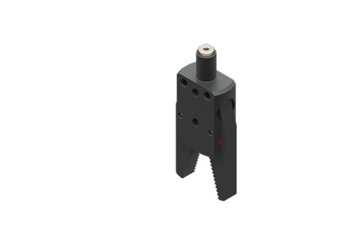 Angular non-self-centring pneumatic gripper, 2.5/8 bar, M5 - PB-0015