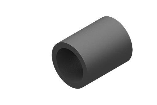ポリウレタンチューブ、8x6 mm、黒 (25m) - TUBO8X6B