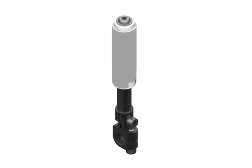 回り止め付サスペンション（角度調整型クランプ付）、シャンク直径20 mm、クランプ直径10 mm、ストローク25 mm - VSD2025D10