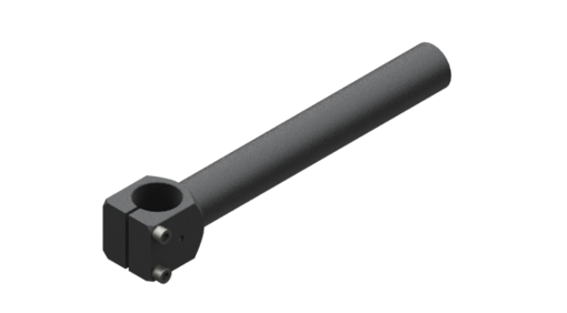 クランプ付脚、直径30 mm、長、ヘビーデューティー、ネジ付 - MFI-A166-H