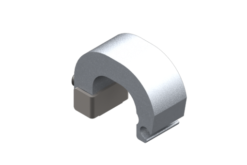 押出材ライナー付シリンダー用タイロッド固定型センサー取付ブラケット、直径63 mm - ST-51