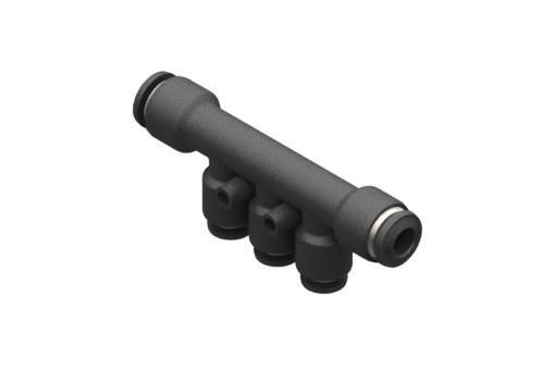 ワンタッチ継手（異径、分岐用）、チューブ直径6 mmと4 mm（10個入） - RG.5535000001