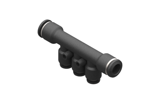 ワンタッチ継手（異径、分岐用）、チューブ直径8 mmと4 mm（10個入） - RG.5535000002