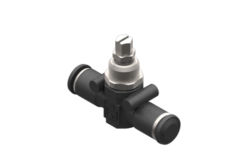 インライン一方向性流量制御器、チューブ直径6 mm、固定用ネジ山M12x1 - RG.5594000001