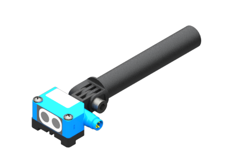 センサーSOQ8M2-GおよびSOQ8N2-G用取付ブラケット、長さ80mm、ネジ付 - MFI-A495