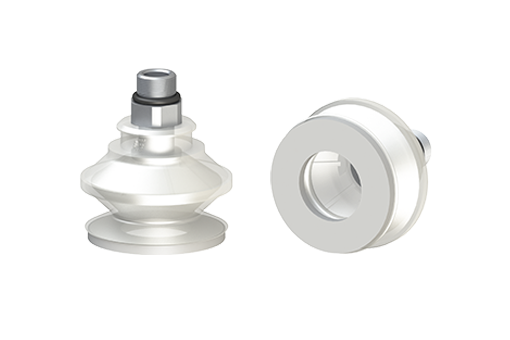 Bellows suction cups compliant with silicone ring - VG.B.SFO