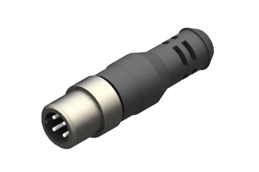 ストレート4ピンM12終端コネクター、ピン2と4の間に内蔵120 Ohm 0.5Wレジスタ付 - CM1200400TERM