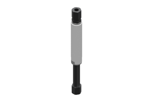 回り止め付サスペンション（丸棒型）、直径10 mm、ストローク25 mm、M5 - VSNG1025