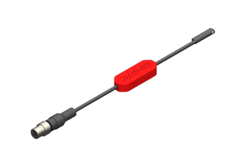Cスロット用プログラマブル磁気近接センサー、PRO-SSシリーズ、3つのNPNデジタル出力、12/24VDC、0.2A、PUR丸形ケーブル5x0.09mm²、M8コネクター、長さ1.5メートル、ステンレススチール製ネジ山付グラブネジ - PRO-SSR3M215-G