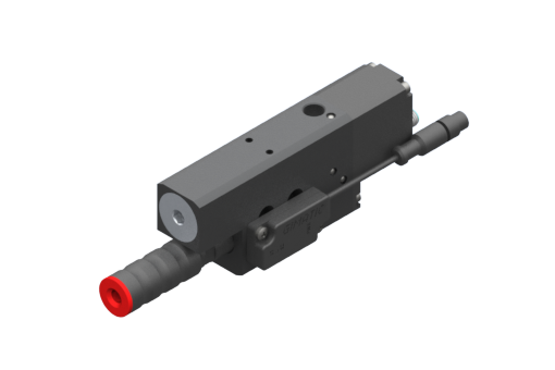 EJ-BSV-MEDIUM-HV-2 真空ポンプ、ホルダーと組み込み型サイレンサー付、NCオン／オフ真空SV、24Vdc、1.2W、M8 3ピン、IP54、G3/8" 真空ポートおよび事前設定された真空スイッチPNP -70 kPa - 3030173