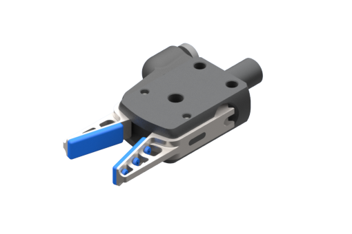 Pneumatic angular gripper for vacuum sensor, 4/8 bar, M5, HNBR pad - PB-0187-SV