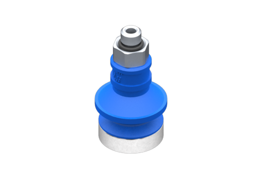 Suction cup VG.B16 HNBR 60 Shore, M5 Male, Hex 8 mm with Silicone Ring - 0321597
