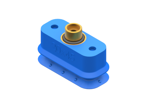 VG.BR20X45 suction cup, polyurethane, 50 Shore, G1/8″ Male swivel - 2321119